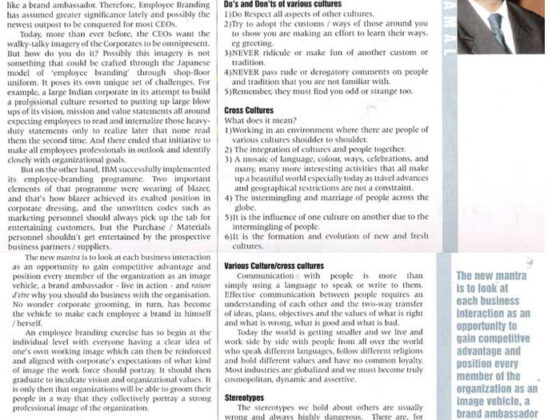Article on Employee Branding